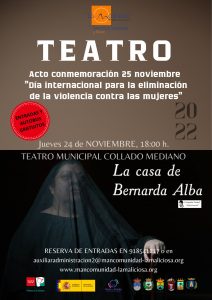 Teatro "La casa de Bernarda Alba" @ Teatro Municipal Collado Mediano